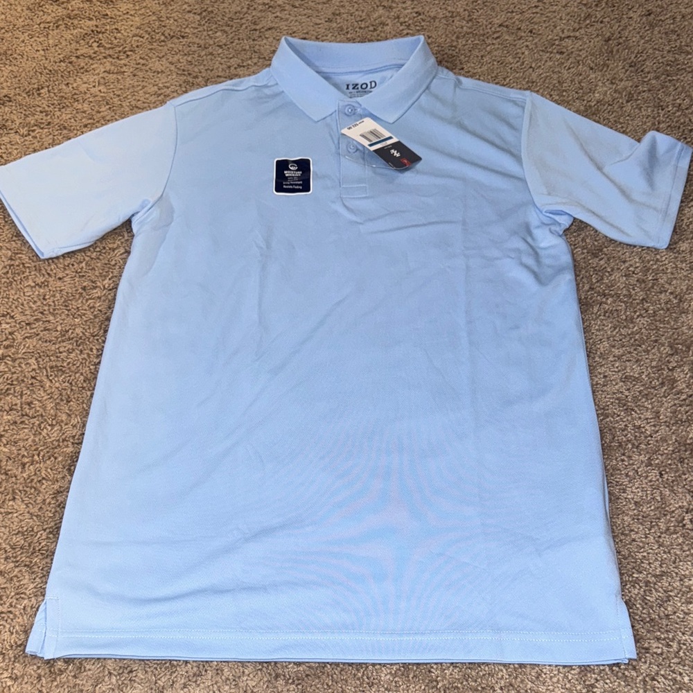 IZOD Boys Sky Blue Polo Shirt